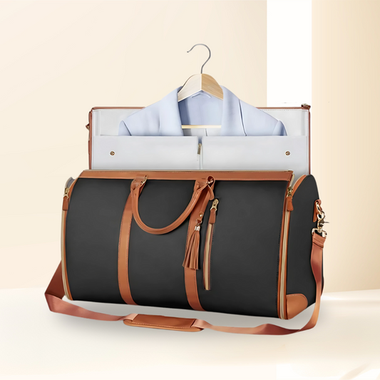 Elegance On-The-Go: Convertible Garment Bag & Travel Companion