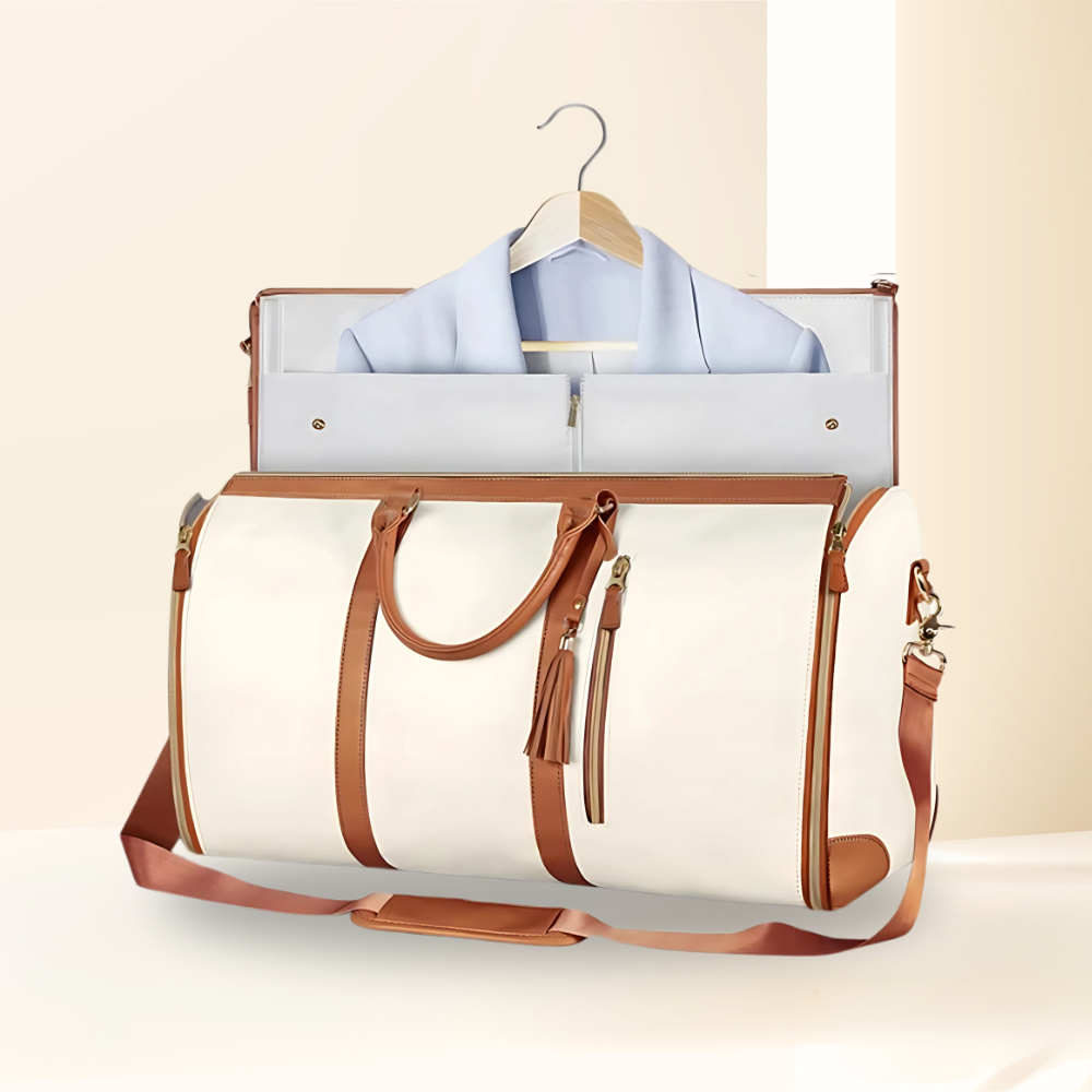 Elegance On-The-Go: Convertible Garment Bag & Travel Companion