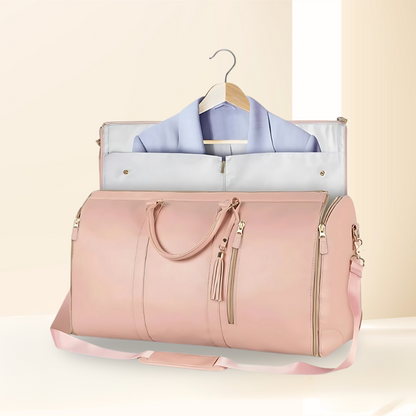 Elegance On-The-Go: Convertible Garment Bag & Travel Companion
