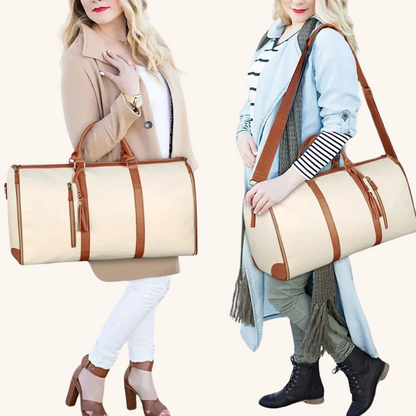 Elegance On-The-Go: Convertible Garment Bag & Travel Companion